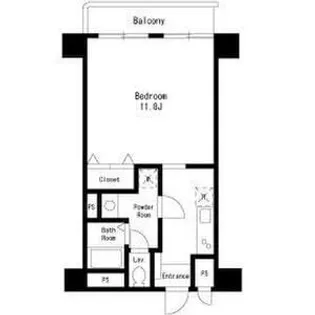 秀和第二南平台レジデンス【4階】の間取り