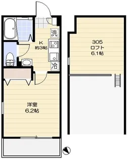 フィオーレ高野台【3階】の間取り