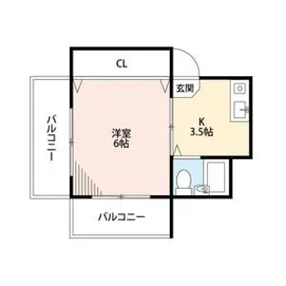 ドリーム蓮沼【3階】の間取り