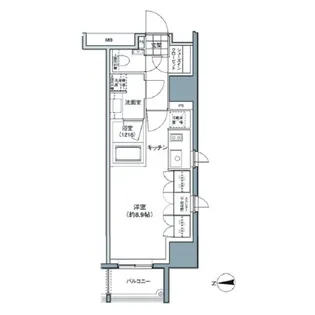 パークハビオ東中野【2階】の間取り