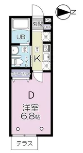 グランビル清水【1階】の間取り