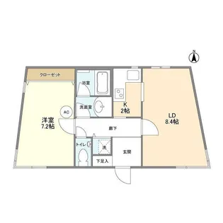 NASマンション【2階】の間取り