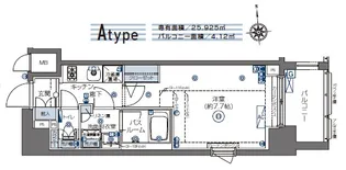 ZOOM四谷左門町【10階】の間取り