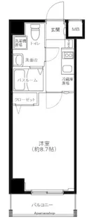 グランフォース中野富士見町【3階】の間取り