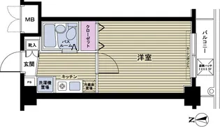フェニックス新宿7丁目【8階】の間取り