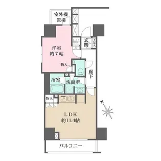 パークハウス西早稲田アーバンス【10階】の間取り