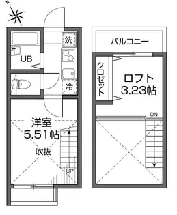 ソワール吉祥寺【2階】の間取り