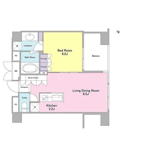 ランテンヌ四谷【3階】の間取り