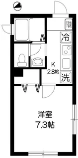 エミネンス千早【2階】の間取り