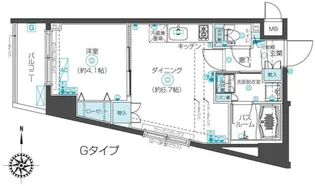 フェニックス永福町弐番館【4階】の間取り