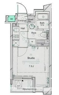 アーバイルGRANDE中野【2階】の間取り