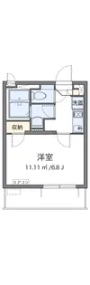 クレイノサニープレイス中村橋【2階】の間取り
