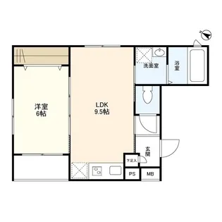 ウェルスクエアイズム初台【3階】の間取り