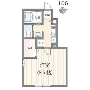 ミハス要町【1階】の間取り