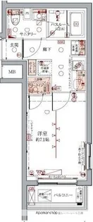 クレヴィスタ板橋志村【おとり物件なし】#学生・社会人にオスス【2階】の間取り