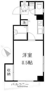 ガーデンコート【2階】の間取り