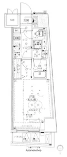 LUMEED中野坂上【12階】の間取り