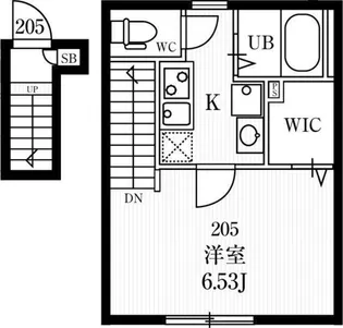 ミハス西荻窪【2階】の間取り