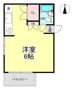 山恵フジ2【5階】の間取り
