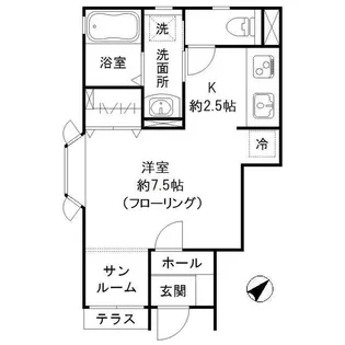 CASA DOMANI【1階】の間取り