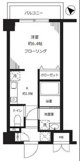 パルメゾン見次公園【5階】の間取り