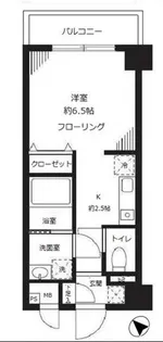 パルメゾン見次公園【6階】の間取り