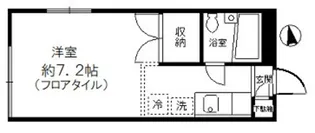 ウェルステージ上落合【201号室】の間取り