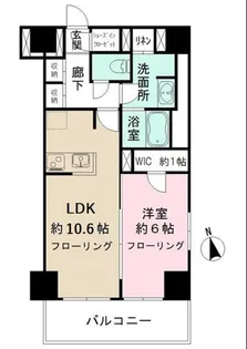 カメリアコート 新宿【5階】の間取り