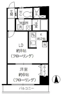 ローズガーデン【11階】の間取り