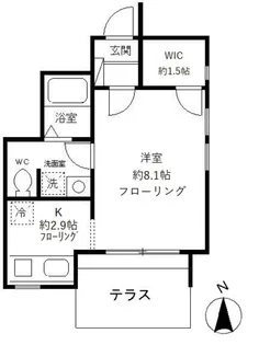 シェソワ井荻【1階】の間取り