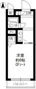 ビクセル武蔵関【1階】の間取り