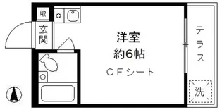 コーポ石黒【1階】の間取り