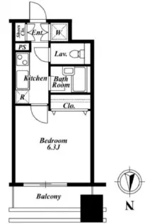 プロスペクト・グラーサ広尾【3階】の間取り
