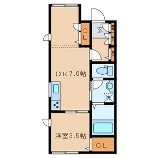 SARTEH エスポワール【1階】の間取り