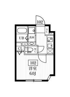 エルファーロ練馬【1階】の間取り