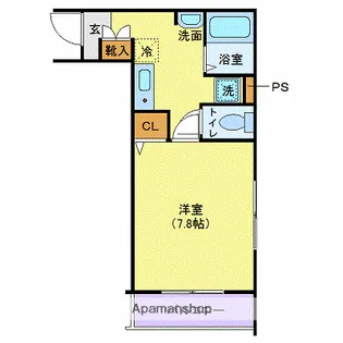 AZEST世田谷松原【3階】の間取り