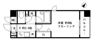 CASA VERDE【4階】の間取り