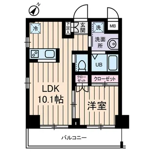 プレデパルク3【5階】の間取り