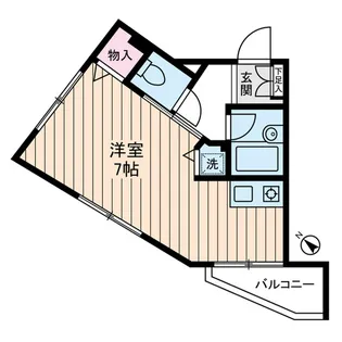 ルプレ荻窪【2階】の間取り