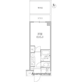 ガーラプレイス八幡山壱番館【0113号室】の間取り