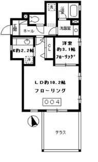 メゾントレフル【1階】の間取り