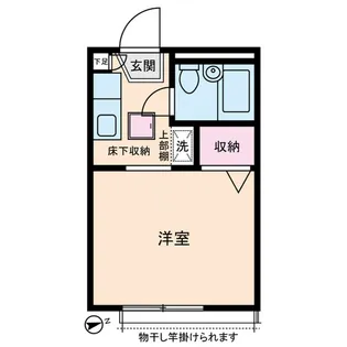 ピュアメゾンときわ台【0105号室】の間取り