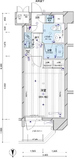 メインステージパーク大山【502号室号室】の間取り