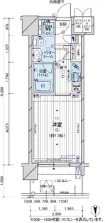 メインステージパーク大山【15階】の間取り