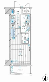 メインステージ高円寺【203号室号室】の間取り