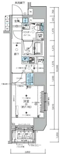 メインステージ信濃町【901号室号室】の間取り