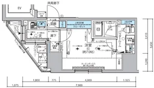 メインステージ信濃町【603号室号室】の間取り
