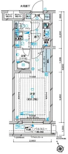 メインステージ都立家政【307号室号室】の間取り