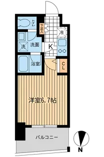KDXレジデンス大山【9階】の間取り
