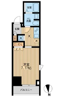 KDXレジデンス東新宿【14階】の間取り
